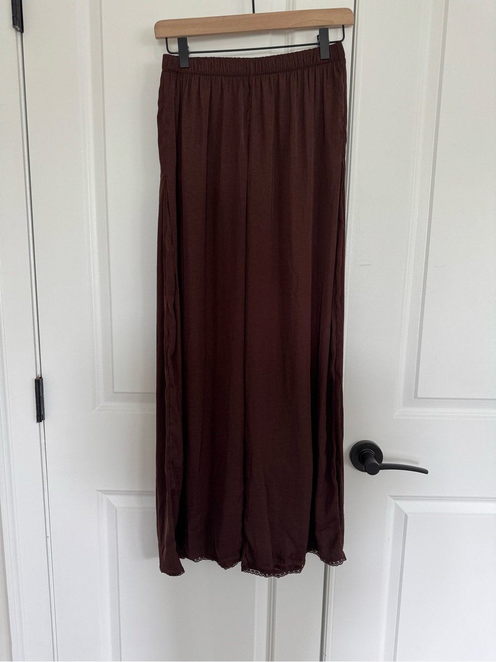 aerie Brown Sleep Silky Pants